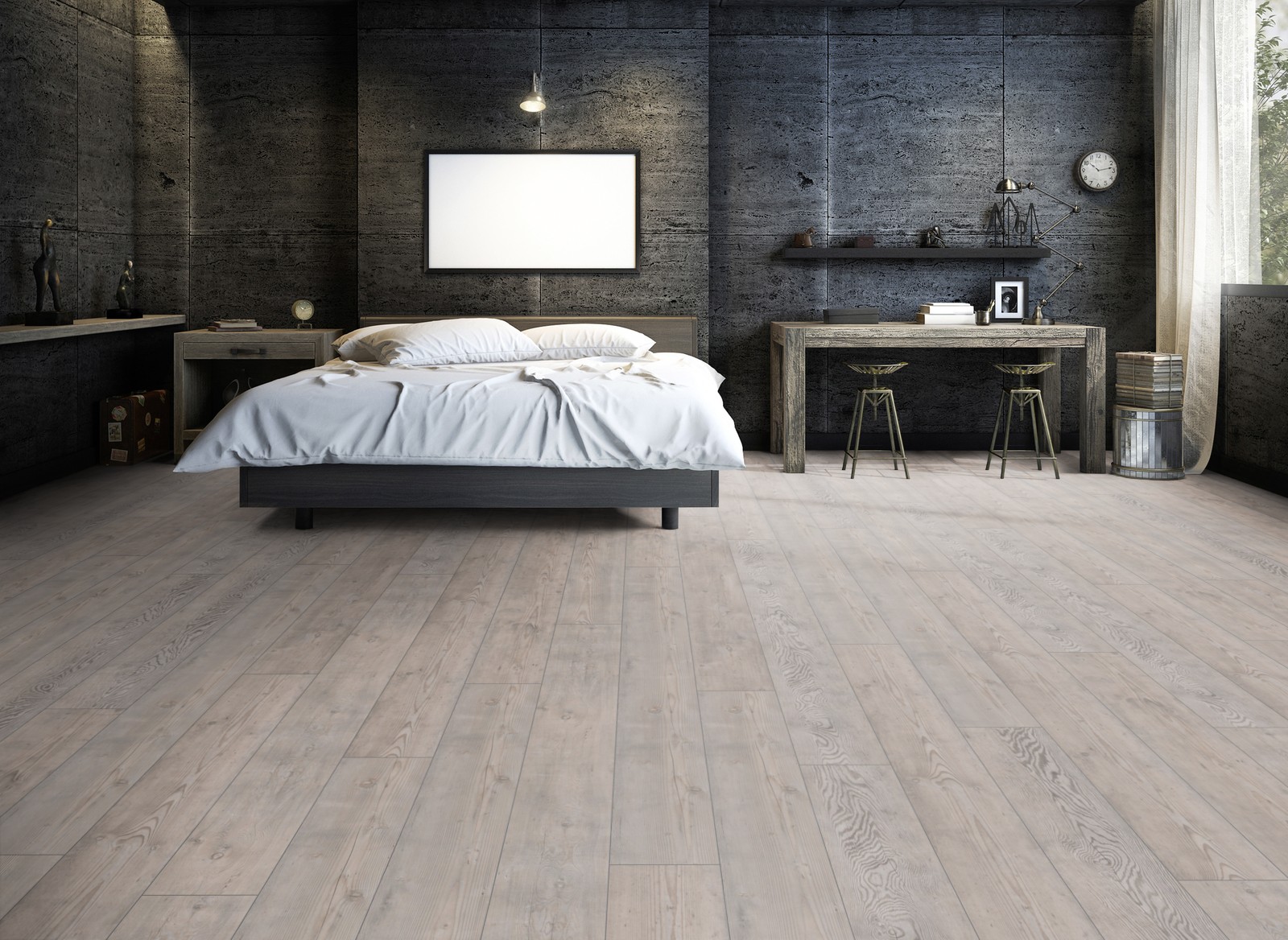 Ter Hurne Pine Grey Laminate Long Plank Wood4floors