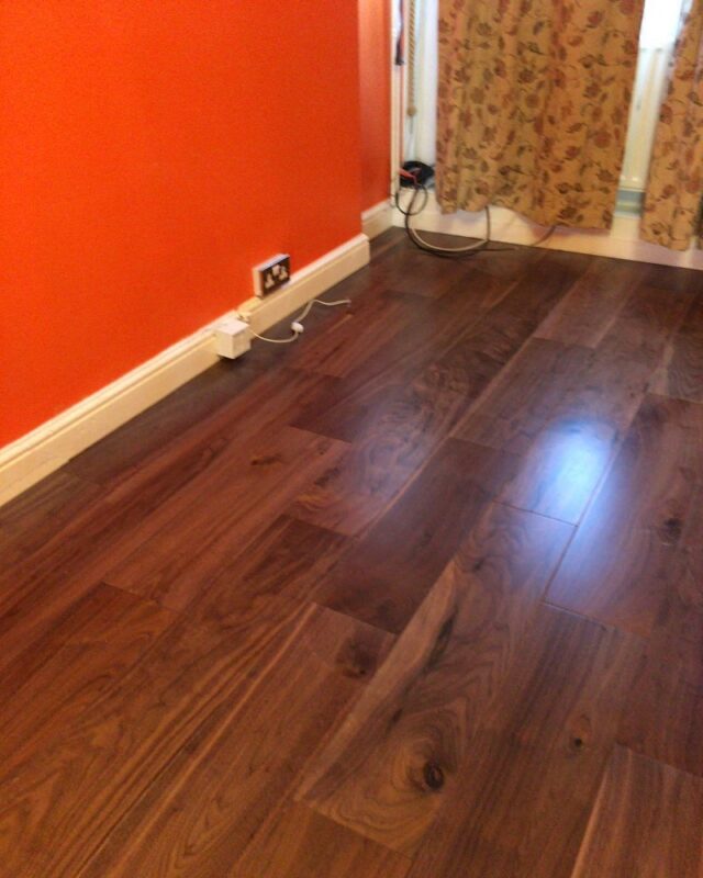 Black American Walnut Wood Super Engineered Flooring Wood4floors